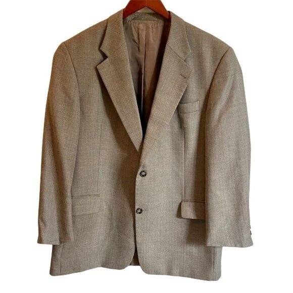 Canda 2 Button Sports Coat Light Grey 44 Medium - Picture 2 of 8